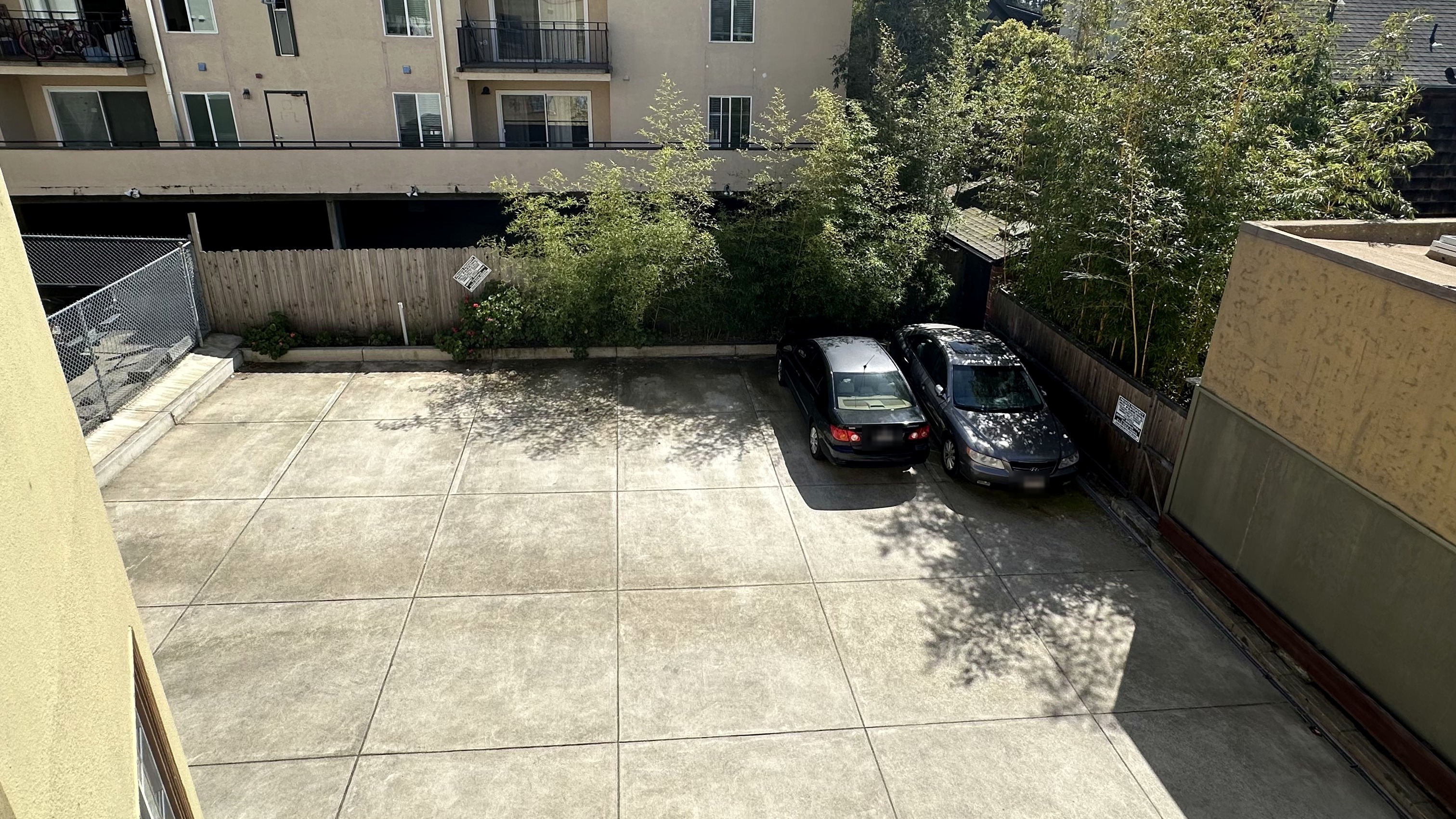 Off-street parking spaces at 2728 Haste Street in Berkeley